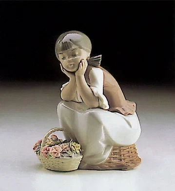 Pondering 1982-93 by Lladro — Porcelain Figurine