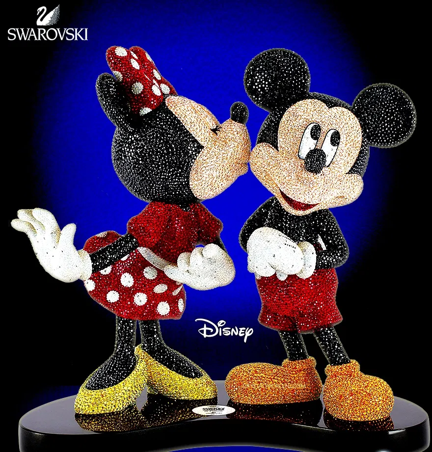 Myriad MICKEY MINNIE by Swarovski Crystal