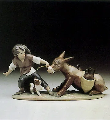 Stubborn Donkey 1982-93 by Lladro — Porcelain Figurine