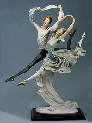 Ballerinas Grand Jete by Giuseppe Armani — Sculpture
