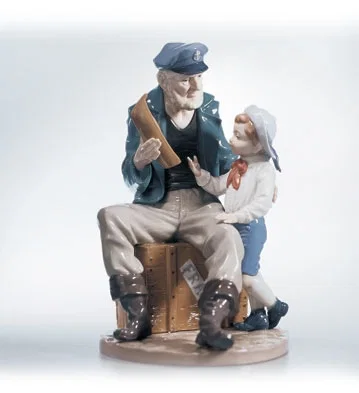A Tall Yarn 1984-02 by Lladro — Porcelain Figurine