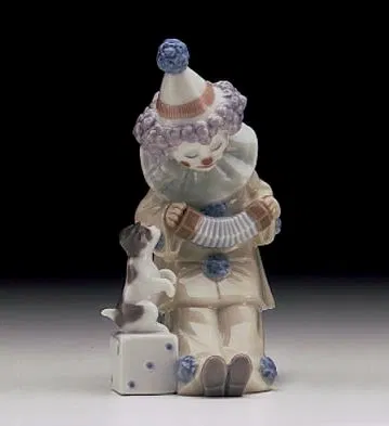 Lladro - Pierrot With Concertina 1985-07