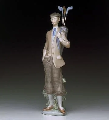 Waiting To Tee Off 1985-99 by Lladro — Porcelain Figurine