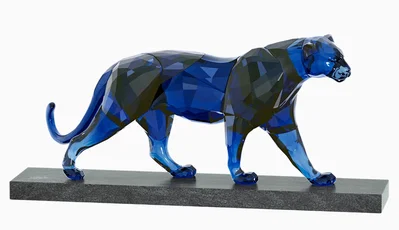 The Leopard by Swarovski Crystal