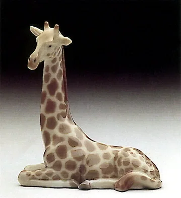 Mini Giraffe 1985-90 by Lladro — Porcelain Figurine