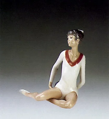 Gymnast Exercise With Ball 1985-88 by Lladro — Porcelain Figurine