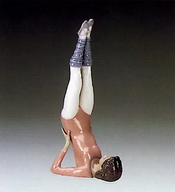 Gymnast Push Ups 1985-88 by Lladro — Porcelain Figurine