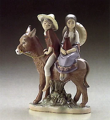 Ride In The Country 1986-93 by Lladro — Porcelain Figurine