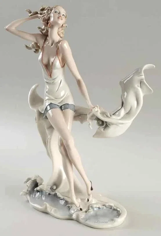 Seashore - Summer by Giuseppe Armani — Sculpture