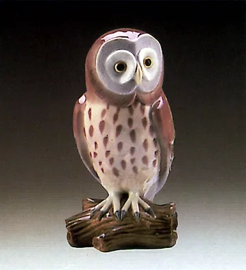 Great Gray Owl 1987-90 by Lladro — Porcelain Figurine