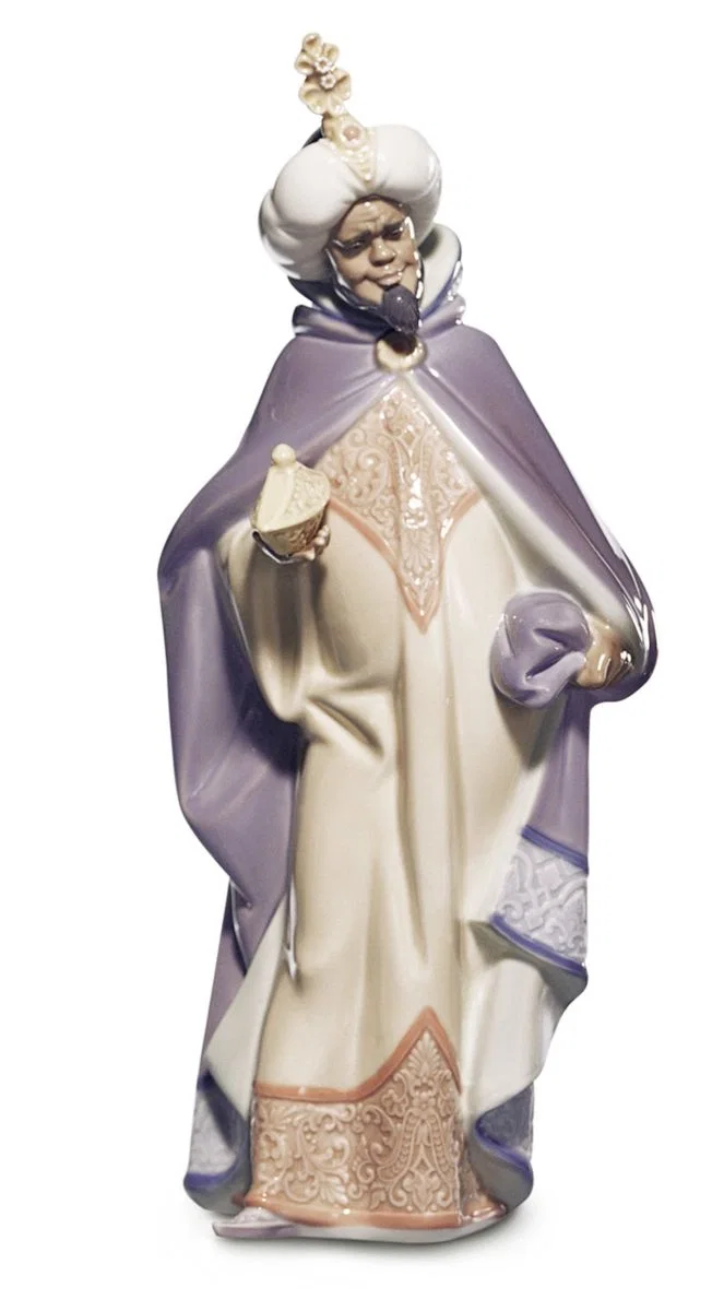 KING BALTHASAR by Lladro Black Legacy — Porcelain Figurine