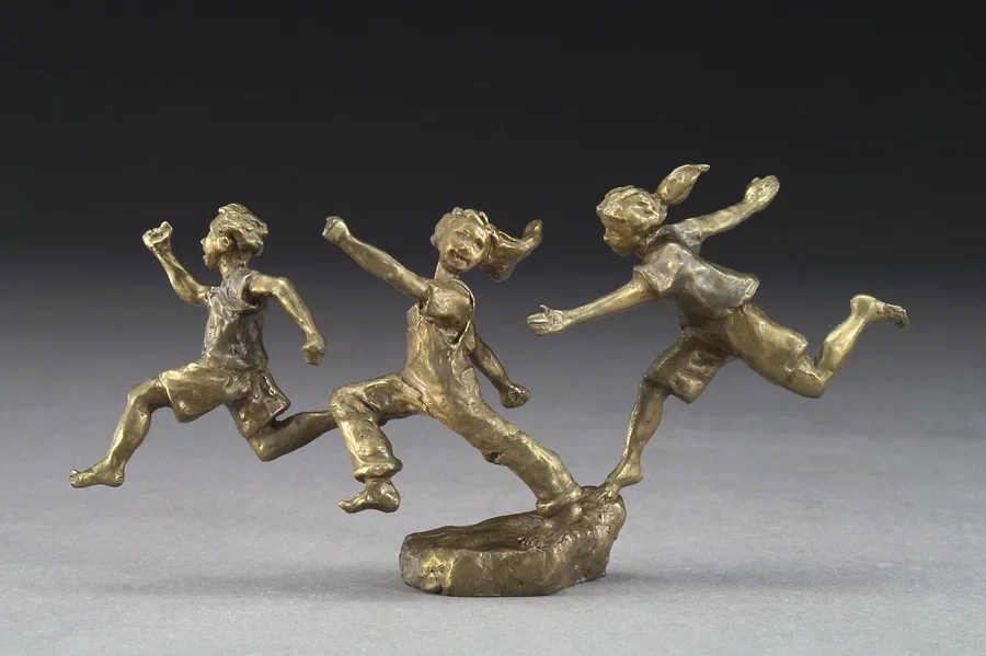 You're It by Mark Hopkins — Bronze Sculpture