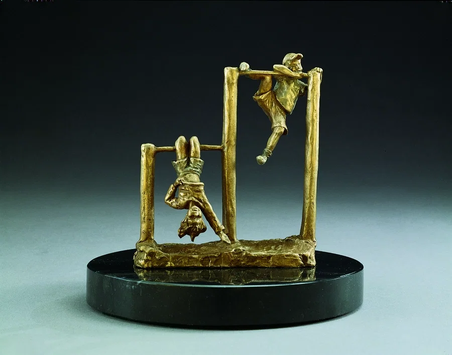 Hangin Around by Mark Hopkins — Bronze Sculpture