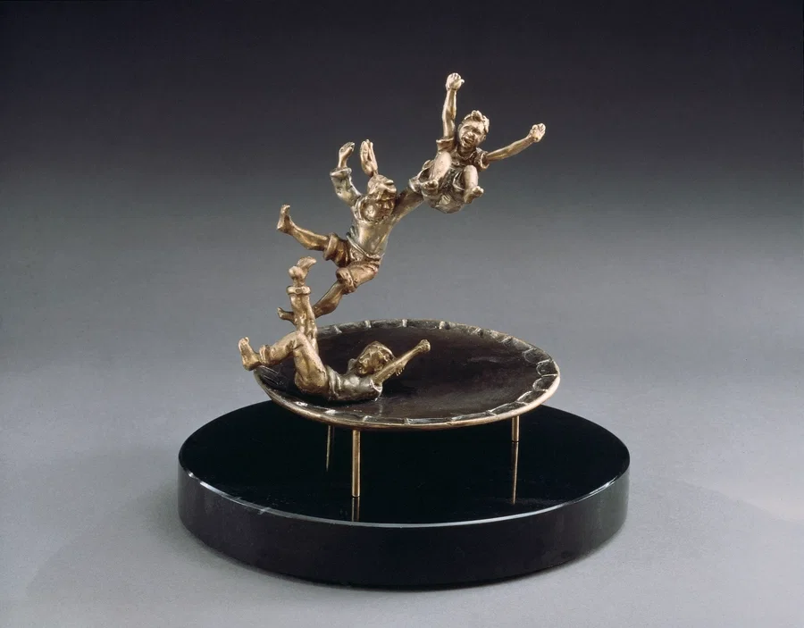 Jumpin by Mark Hopkins — Bronze Sculpture