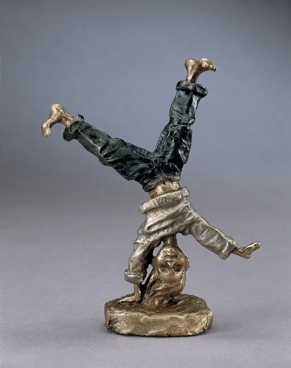 Cartwheeling by Mark Hopkins — Bronze Sculpture