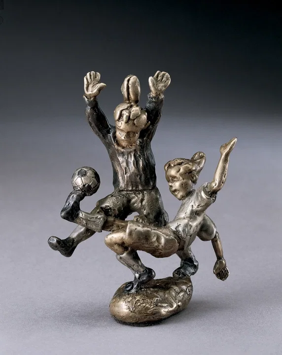 Goal! by Mark Hopkins — Bronze Sculpture