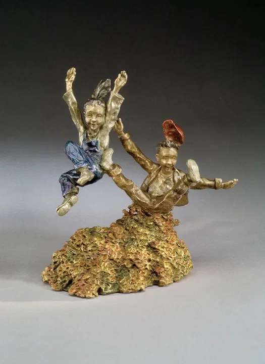 Fall Fun by Mark Hopkins — Bronze Sculpture