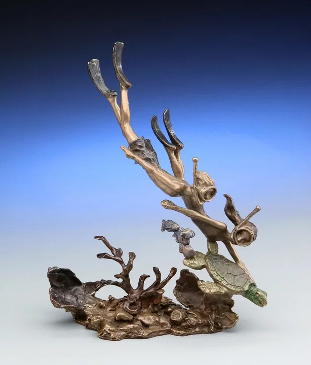 Summer Fun by Mark Hopkins — Bronze Sculpture