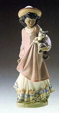 My New Pet Cat by Lladro — Porcelain Figurine