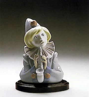 Sad Note Clown 1989-93 by Lladro — Porcelain Figurine
