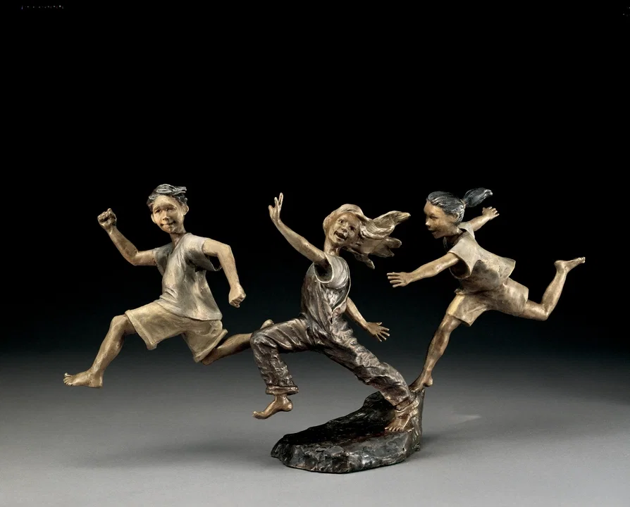 You're It by Mark Hopkins — Bronze Sculpture