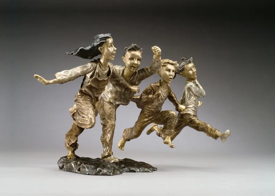 First One There by Mark Hopkins — Bronze Sculpture