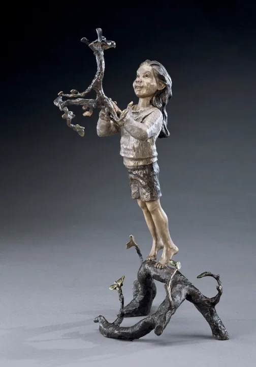Friends in High Places by Mark Hopkins — Bronze Sculpture