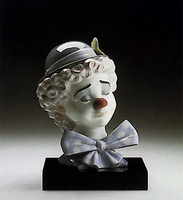 Sad Clown by Lladro — Porcelain Figurine