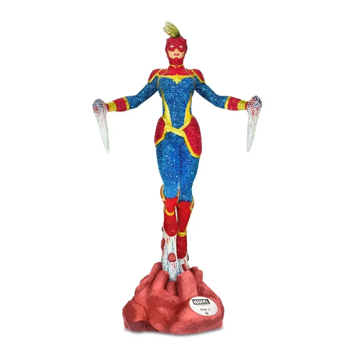 Myriad Marvel Captain Marvel by Swarovski Crystal