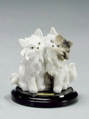 TWIN CATS by Giuseppe Armani — Sculpture