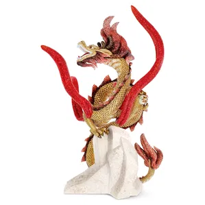 スワロフスキーメインクーン　オブジェ CHINESE ZODIAC OX by Swarovski Crystal