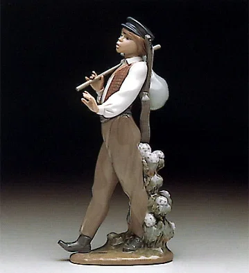 Wandering Minsteral 1990-93 by Lladro — Porcelain Figurine