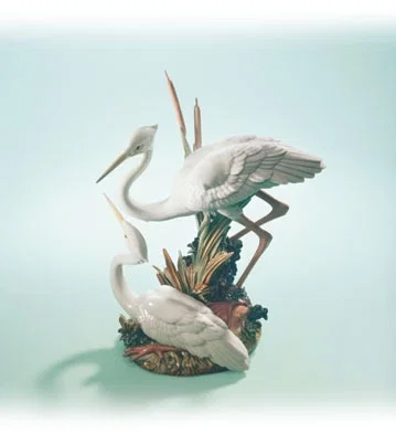 Marshland Mates With Base by Lladro — Porcelain Figurine