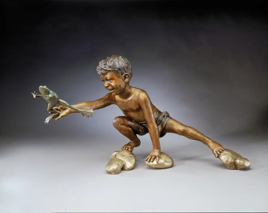 Mud Buddies by Mark Hopkins — Bronze Sculpture