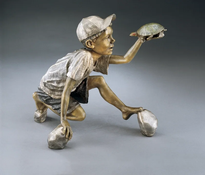 Face to Face by Mark Hopkins — Bronze Sculpture