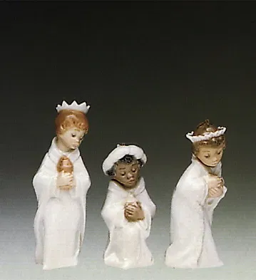 Lladro - Three Kings Ornaments 1990 Only