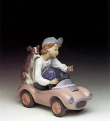 Out For A Spin by Lladro — Porcelain Figurine
