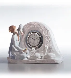 Lladro - Swan Clock 1991-02