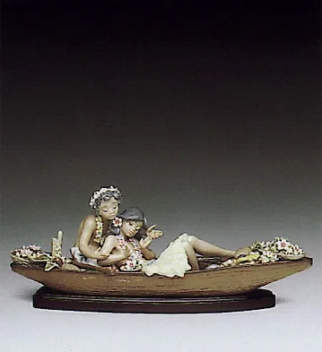 Lovers Paradise 1991-97 by Lladro — Porcelain Figurine