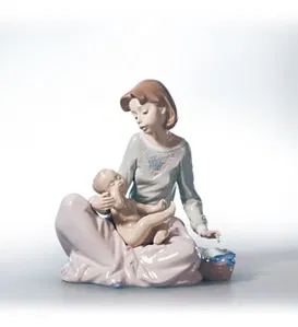 Lladro - Dressing The Baby