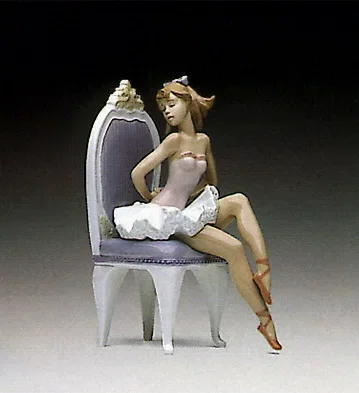 Dressing For The Ballet by Lladro — Porcelain Figurine