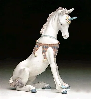 Playful Unicorn 1992-98 by Lladro — Porcelain Figurine