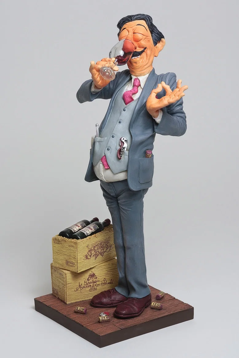 The Wine Taster 1/2 Scale by Guillermo Forchino — Comical Art Sculpture
