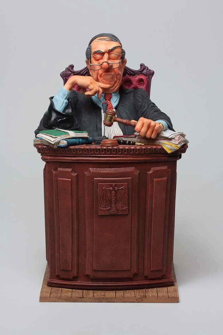 The Judge by Guillermo Forchino — Comical Art Sculpture