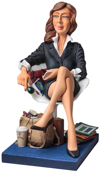 The Businesswoman by Guillermo Forchino — Comical Art Sculpture