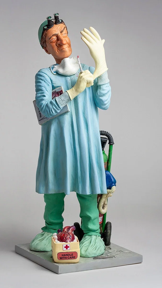 The Surgeon by Guillermo Forchino — Comical Art Sculpture