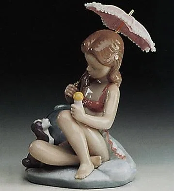 Monday's Child (girl) 1993-97 by Lladro — Porcelain Figurine