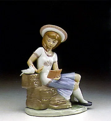 Sunday's Child (girl) 1993-97 by Lladro — Porcelain Figurine