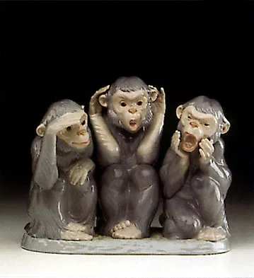 Monkey Business 1993 Only by Lladro