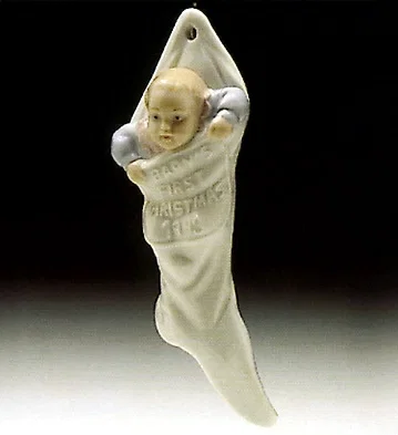 Babys First Christmas 1993 Ornament by Lladro — Porcelain Figurine